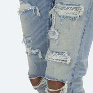 Rhinestone Stretch Denim